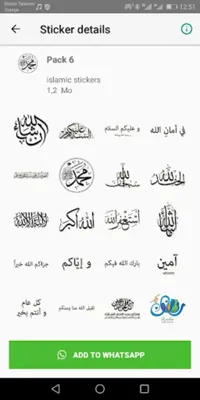 Islamic Stickers-WASticker android App screenshot 0