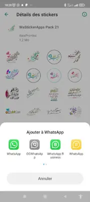 Islamic Stickers-WASticker android App screenshot 4